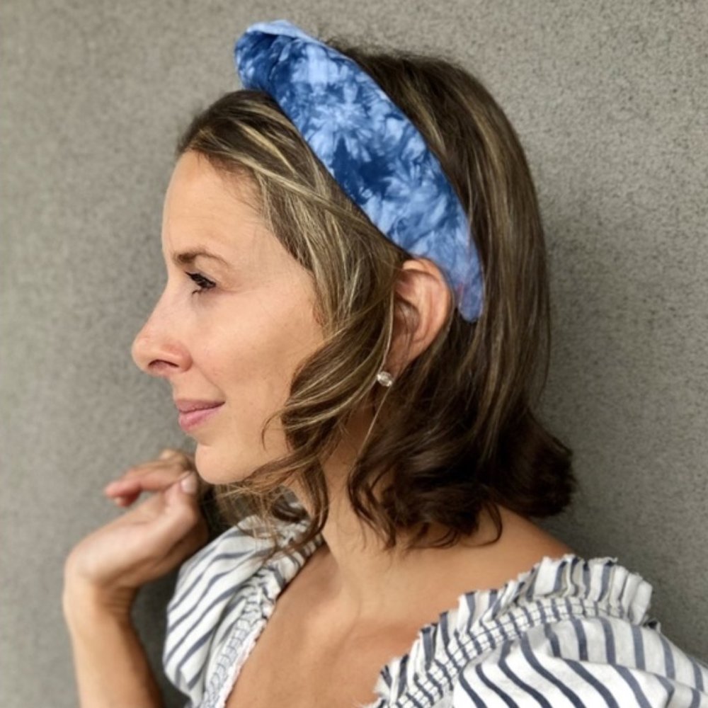 Lele Sadoughi Tie-Dye Knotted Headband